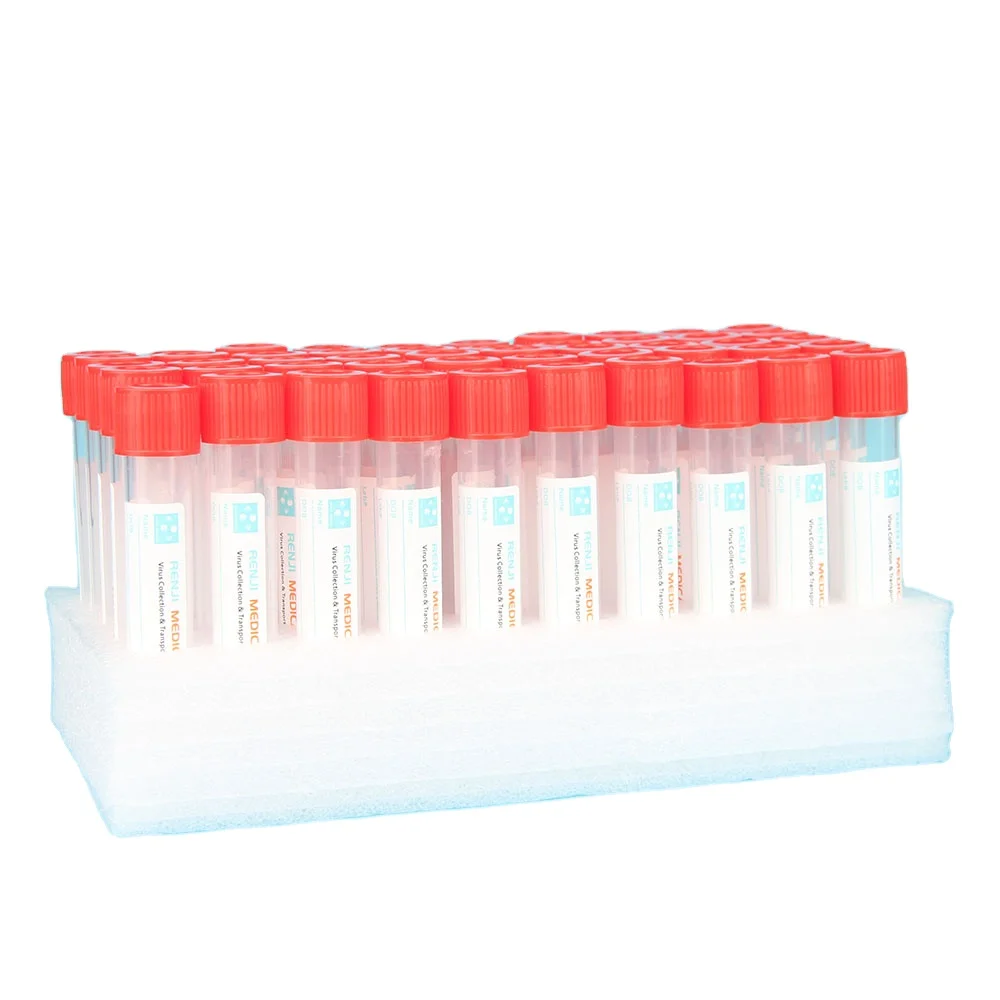 Medical Disposable Transport Medium Collection 5ml/7ml/10ml Empty Tube VTM Test Kit