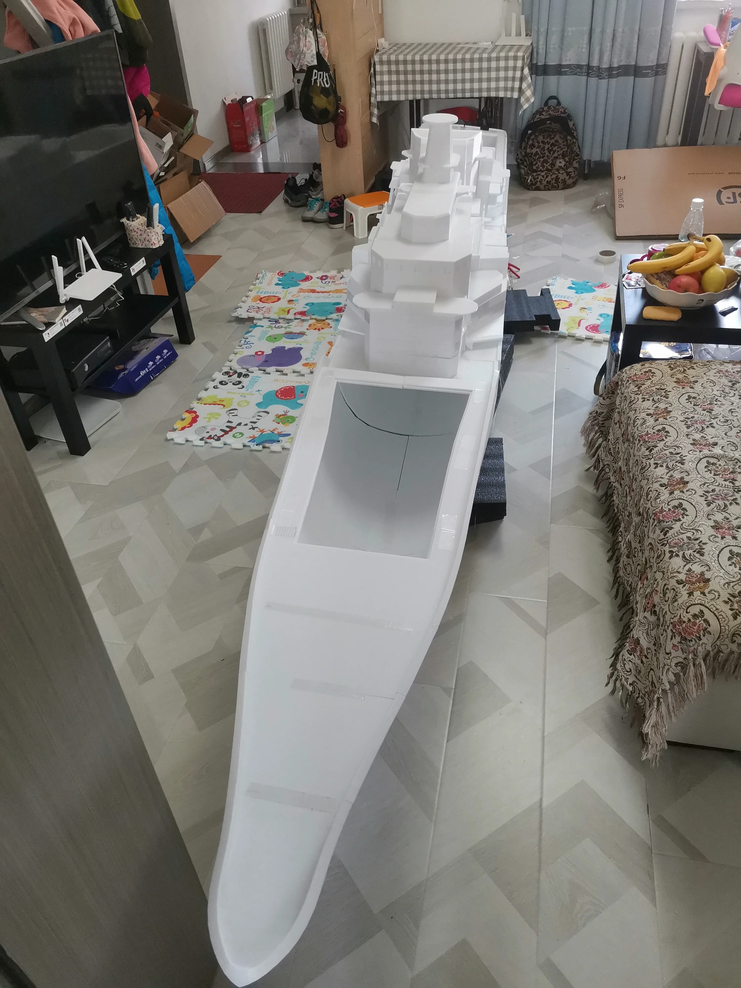 3D Printed kit 1/35 Soviet NAVY Sovremenny class destroyer (full hull)