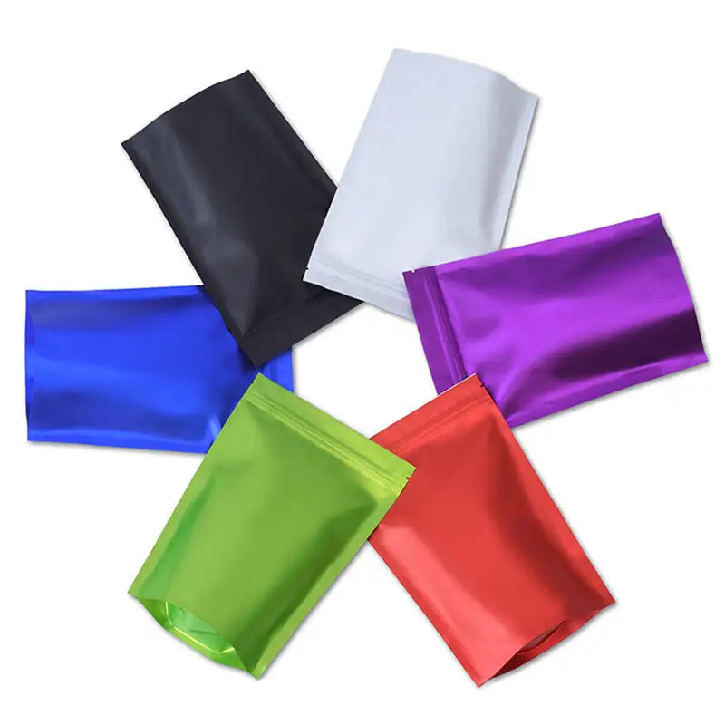 Manufacturer Direct Sales Plastic Ziplock Stand up Pouch 100g 250g 500g Food Grade Packaging Food Mylar Bags in Stock