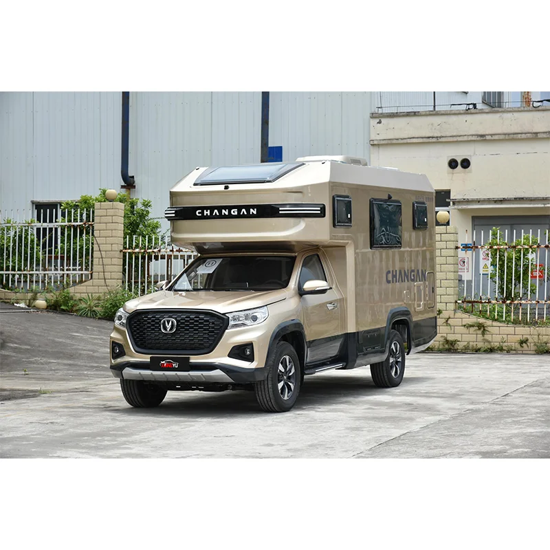 Китайские автодомы 4x4 высокой конфигурации Changan Fengjing 4WD внедорожный пикап 2024 Новый дешевый кемпер