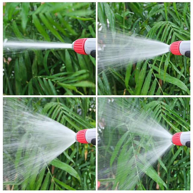 Lexia Durable Aluminum Garden Water Spray Gun Garden Hose Nozzle With 3/4 Thread Connection