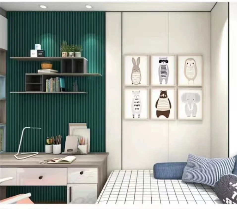 Decorative Panel Wall Wpc 3D Indoor Decor Wpc Cladding Wall Panel