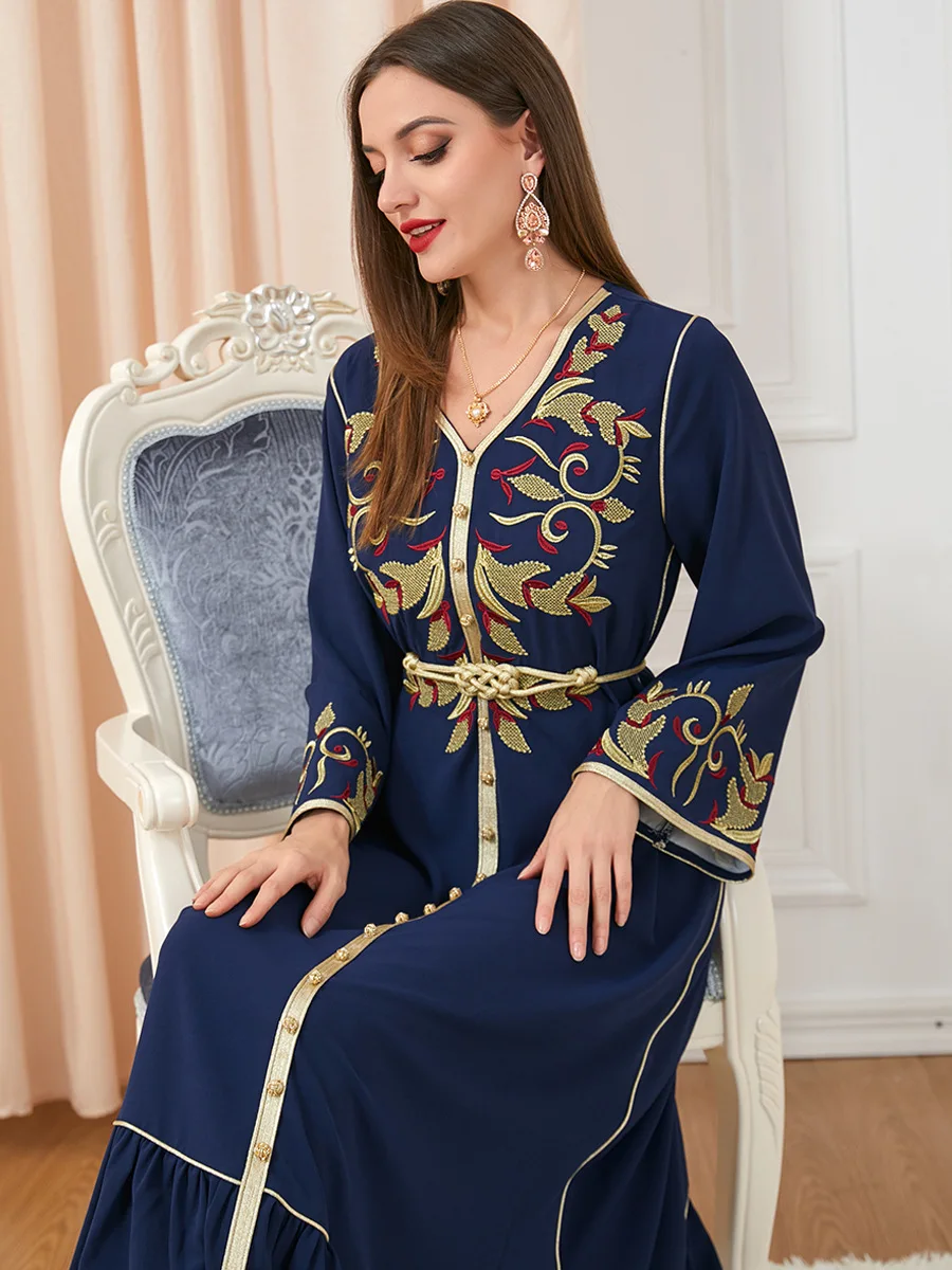 Middle East parent child solid color robe hooded prayer Glory abaya dubai abaya kopen quality muslim dress
