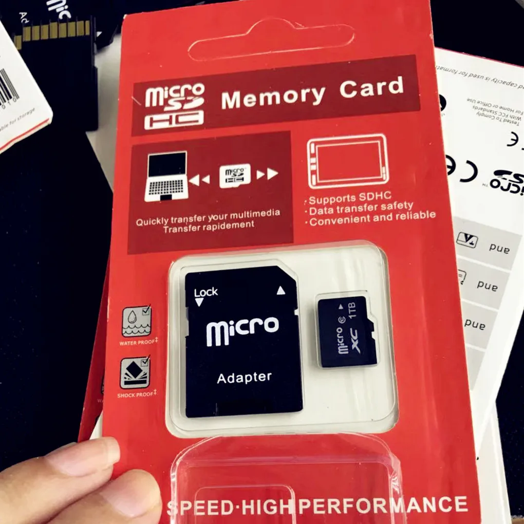 2021 Amazon best sell 64gb upgrade 1tb memory card class 10,micro 1 tb sd card for samsung evo class 10 adapter retail package