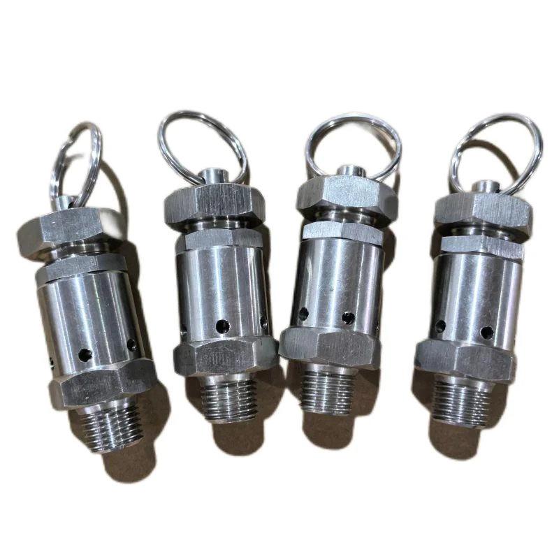 1/4inch Adjustable Tank  air safety pressure release valves 304/316L Stainless Steel Vacuum Relief Valve/breathing valves