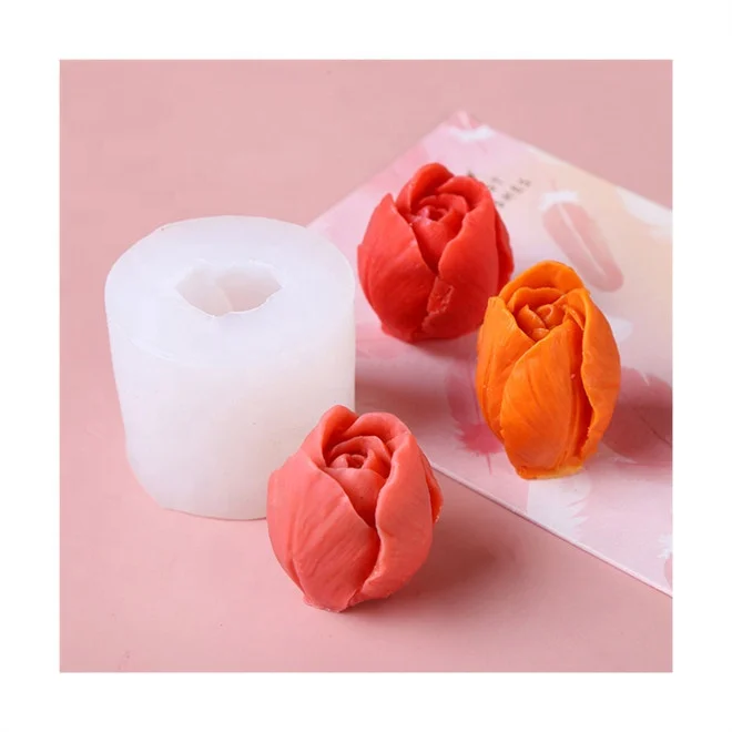 Scented Candle Mold DIY Wool shape Candle Silicone Casting Mold Handmade Candle Soap Making Wax Mold Handcraft Home Decoration