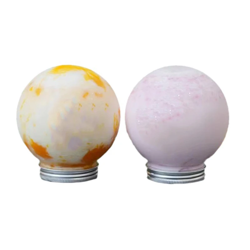 Custom 13oz 400ml Wide Mouth Ball Shape Juice Bottle For Cold Beverage Juice Tea