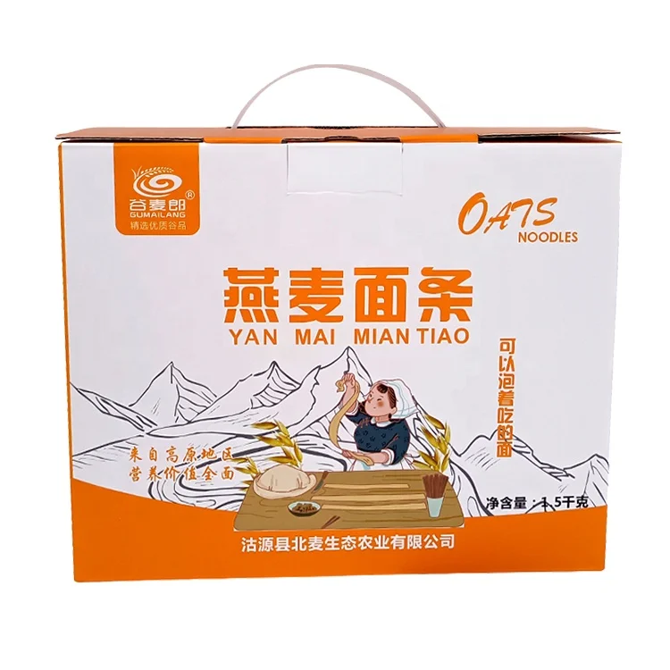 High Quality Whole Wheat Noodle Konjac Food Low Fat Height Protein Konjac Oat Noodles