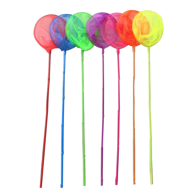 
Children insect dragonfly butterfly fish catching play net shrimp tadpole fish net with Bamboo handle 