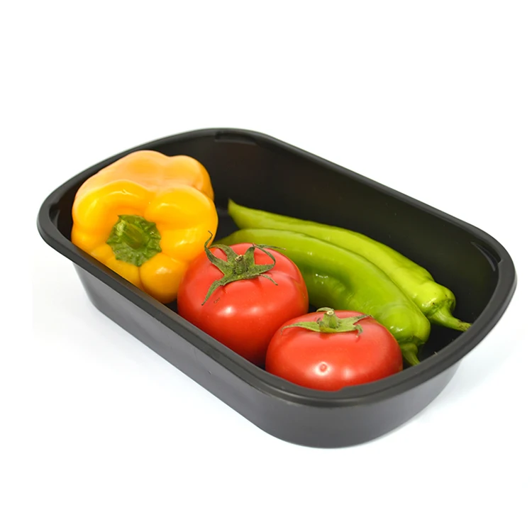 The hot sale custom multifunction disposable  PP / PET plastic food packing meal tray