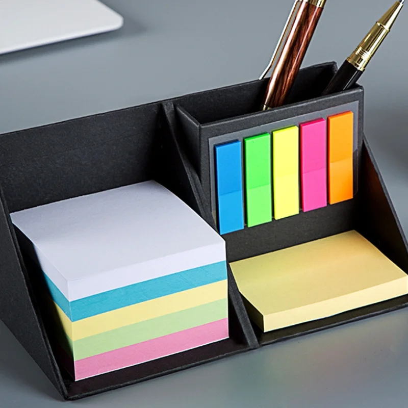 Desktop Office Use Self Adhesive Sticker Reminder Notes Foldable Square Cube Paper Sticky Note Custom