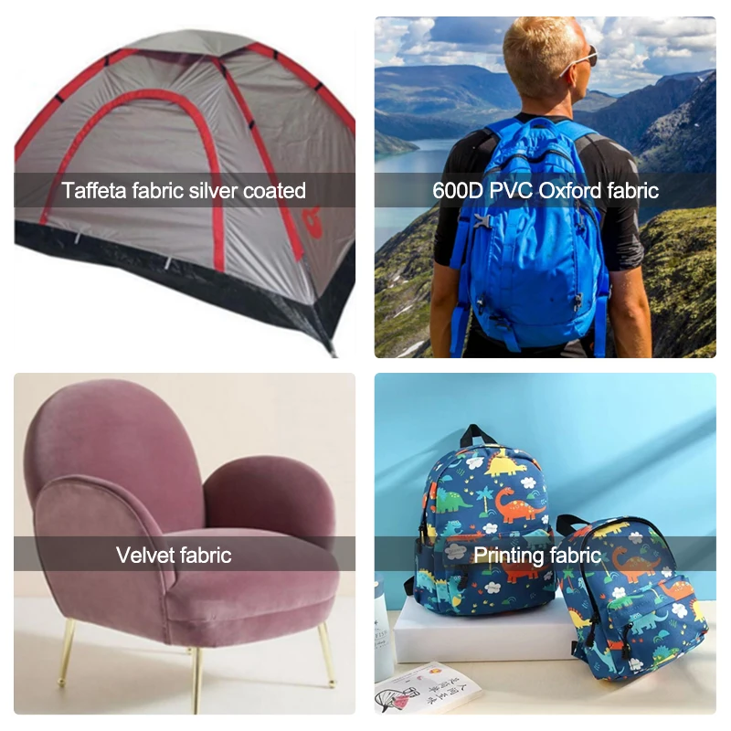 Free Sample 100% Polyester Pu Pvc Coated 600D x 300D Oxford Fabric For Tent Outdoor