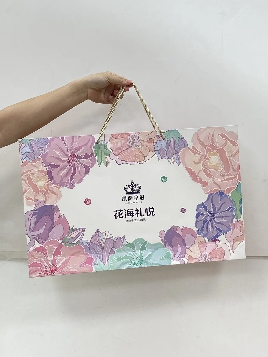 Custom Logo Rigid Paper Packaging Chocolate Candy Cookie Moon Cakes Magnetic Gift Boxes With Dividers