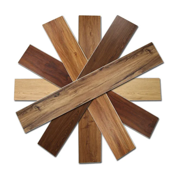 
Commercial indoor use wood granin embossed waterproof lvt plank pvc click flooring for household/garage 
