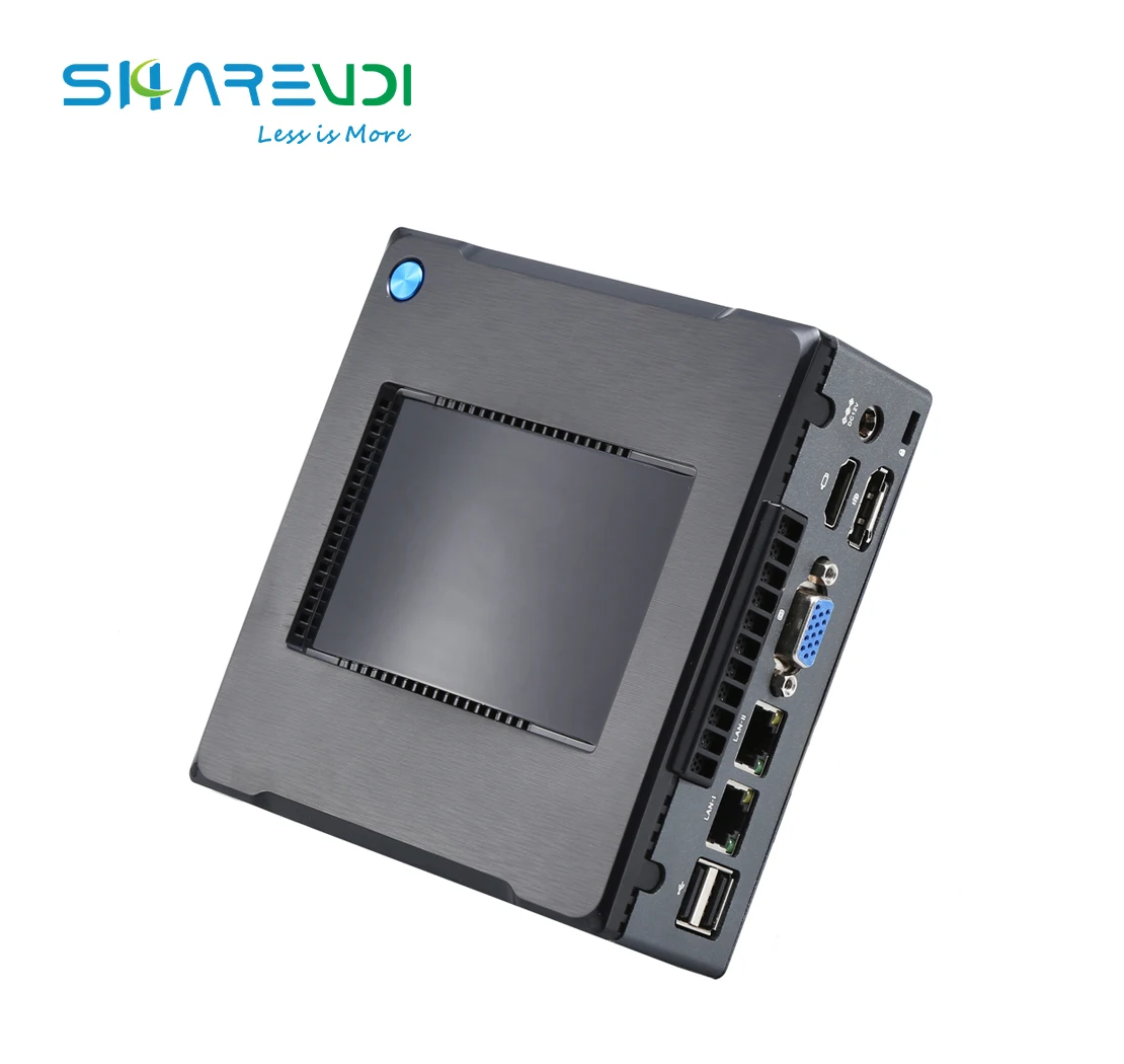 4K Mini PC 12*12 motherboard nano NUC 2020 DDR3L 5Gen i3 5005U Mini cpu Desktop PC HD VGA 2 LAN 4USB good small computers