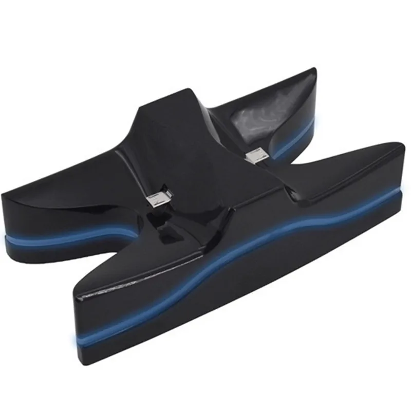 KJH colorful dual charger stand for ps4 controller stan controlling charger ps4 slim handle ps4 joypad charger