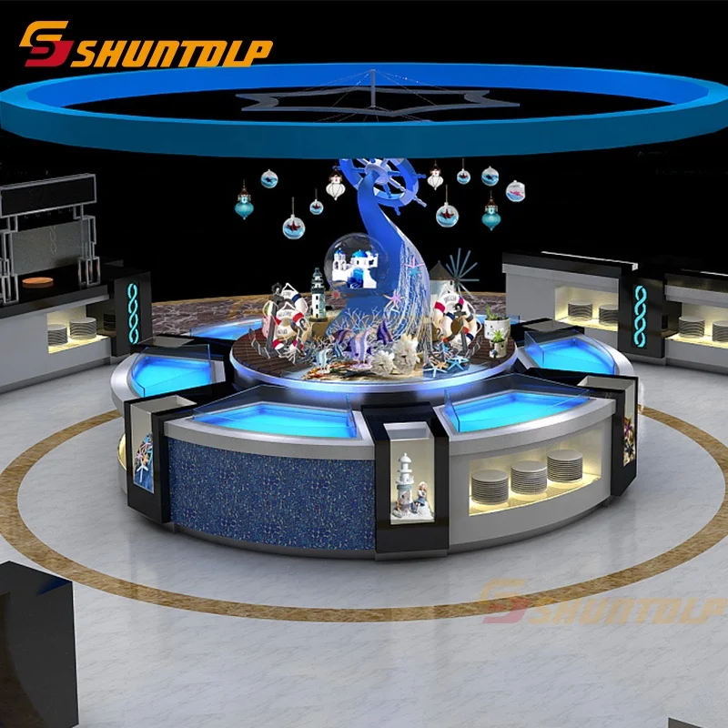 Роскошный коммерческий холодильник для бара и салата, Современный Дизайн Прилавка для суши в отеле