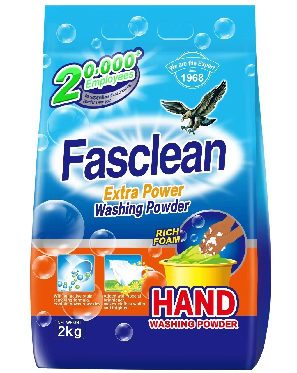 2kg laundry powder detergent washing powder high quality remove stain detergent powder detergent manufacturer