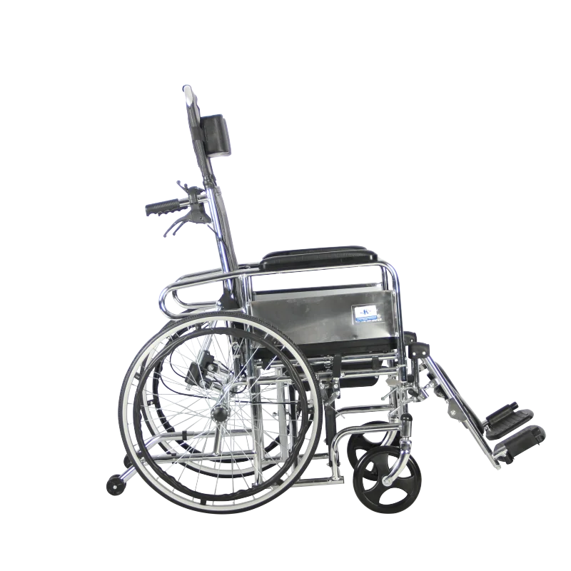 Hot sale multifunctional detachable armrests, foldable wheelchair, high backrest, fully tilted