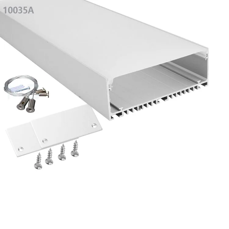 6063 led linear light fixture lampshade frames wholesale heat sink aluminum 100*35