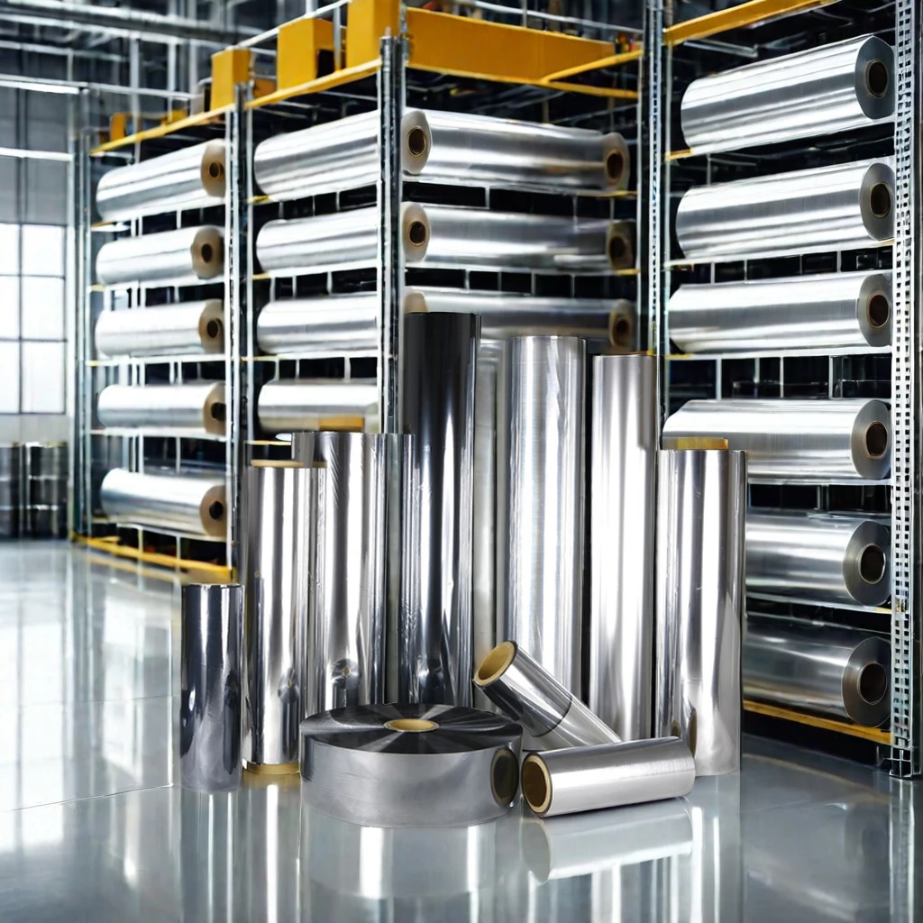 Reflective polyester chemichal treatment VMPET metallized film roll 12 micron