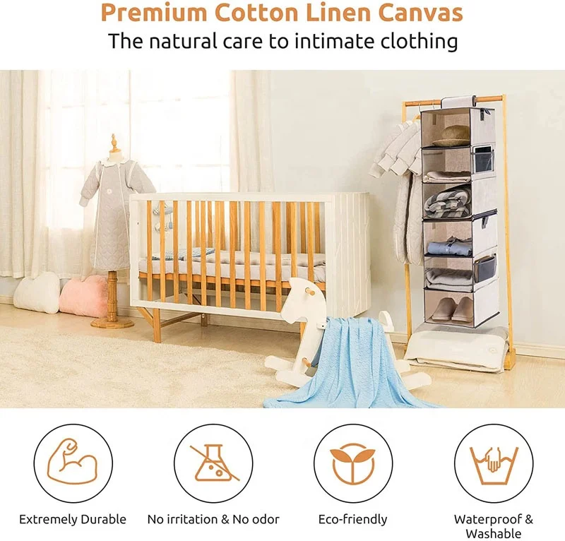 Kitchen shelf 3 tier Hanging Closet Organizers Two 3-Shelf Separable Closet Hanging Shelves Versatile storage