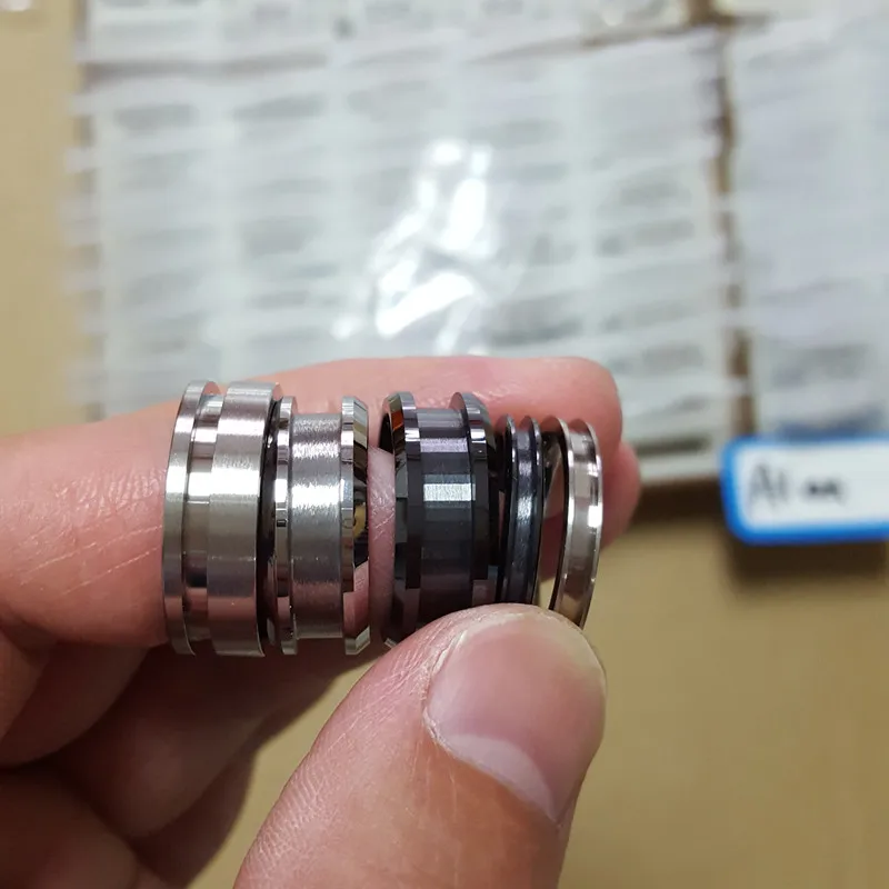 
Cheap Tungsten carbide blank ring for inlay ,men wedding ring 