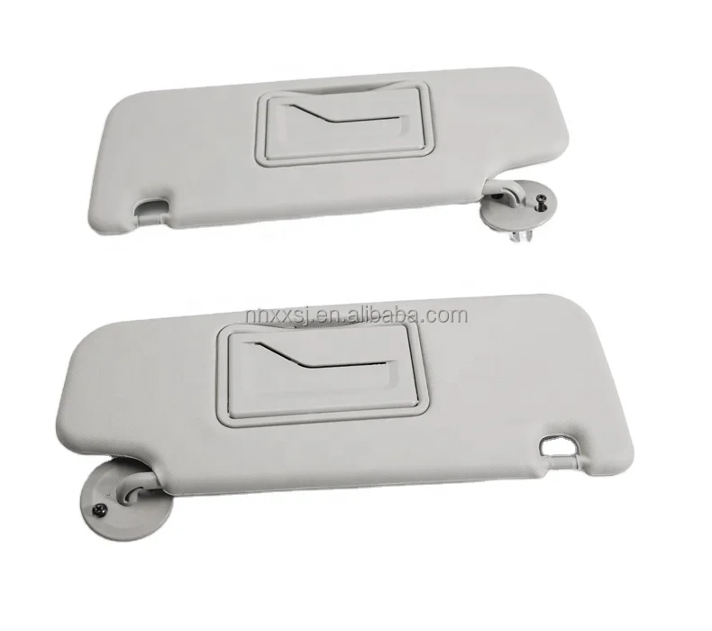 Left Driver & Right Passenger Gray Sun Visor for Chevrolet Sonic 2012-2018 Aveo 2011-2015 Spark 2013-2016 95327509 95327507