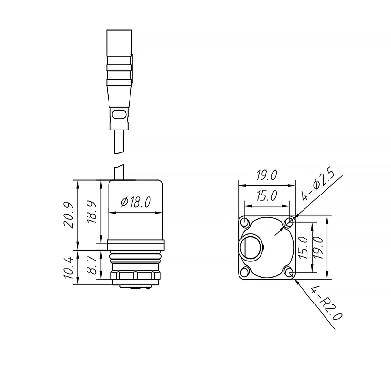 GL Battery Powered DC3V  6V Solenoid Valve Mini Water Latching Pulse Solenoid Valve coil for Sensor Faucets