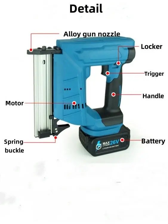 Wholesale framing cordless electric  with battery steel  woodworking nail guns nail guns concrete nail gun remover pneumatic