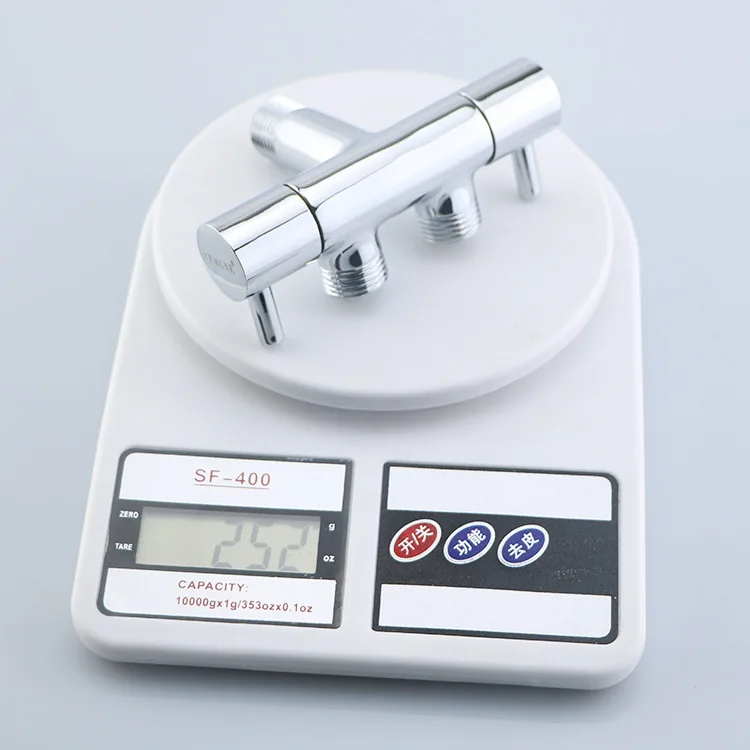 Copper One-switch two-way double handle double control single cold spray gun faucet washing machine quick open water faucet