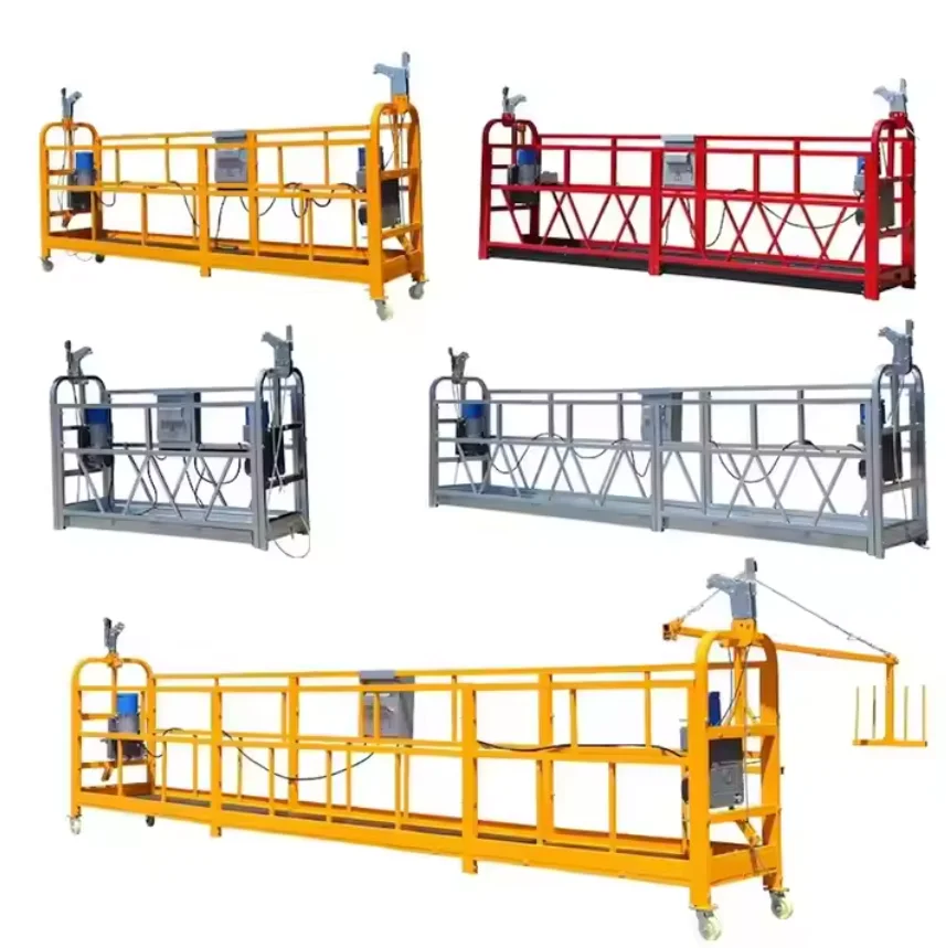 Modern Industrial ZLP800 Aerial Work Lift Aluminium Electric Suspended Working Platform Hanging Basket Aluminum Alloy
