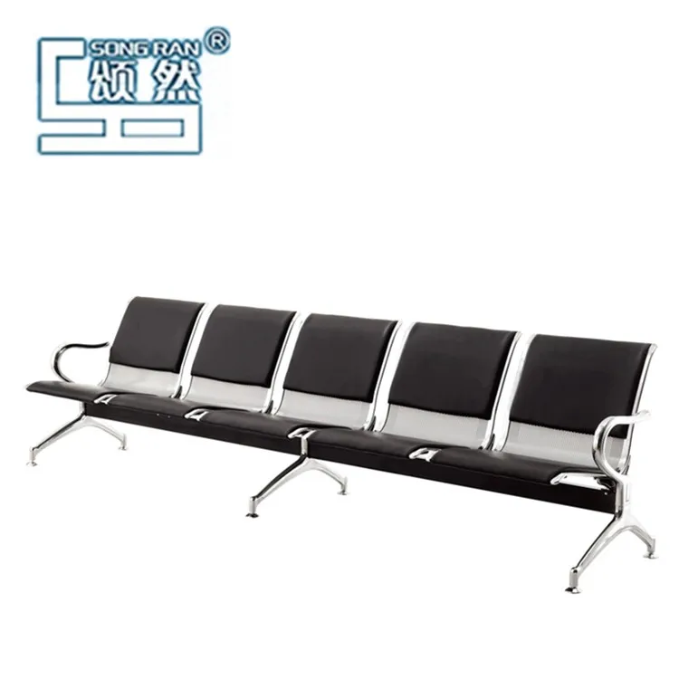 Not expensive 5 seater half  PVC cushion   airport school public   waiting chair