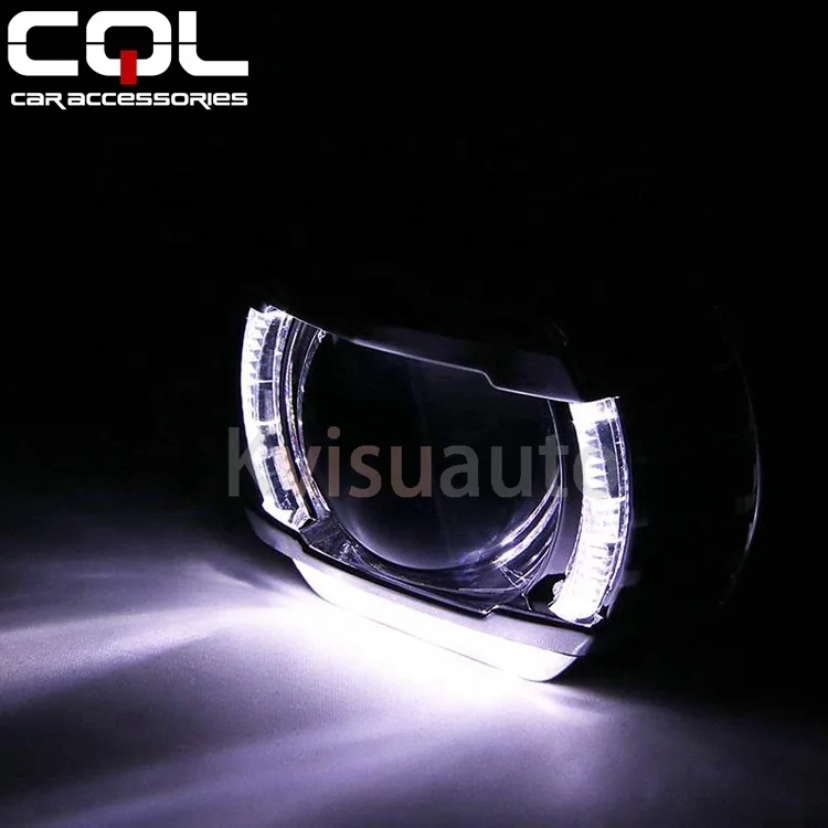CQL New Version high beam projector with white amber DRL light
