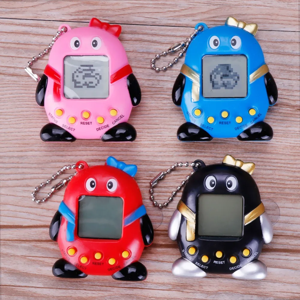 Забавные детские игрушки Tamagotchi ностальгические Домашние животные в виртуальной сети Интерактивная игрушка цифровой цветной экран