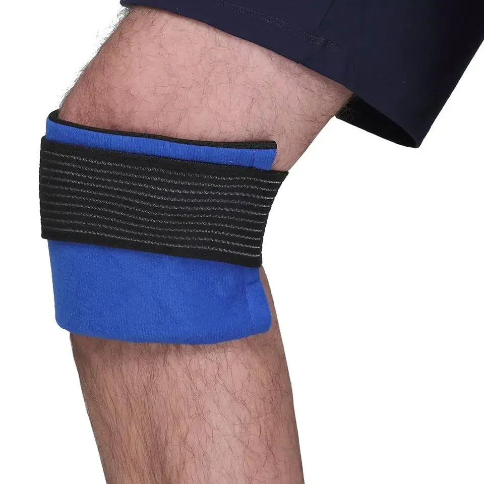 Blue Adjustable Reusable Gel Ice Pack Headband Headache and Migraine Tension Relief ice pack