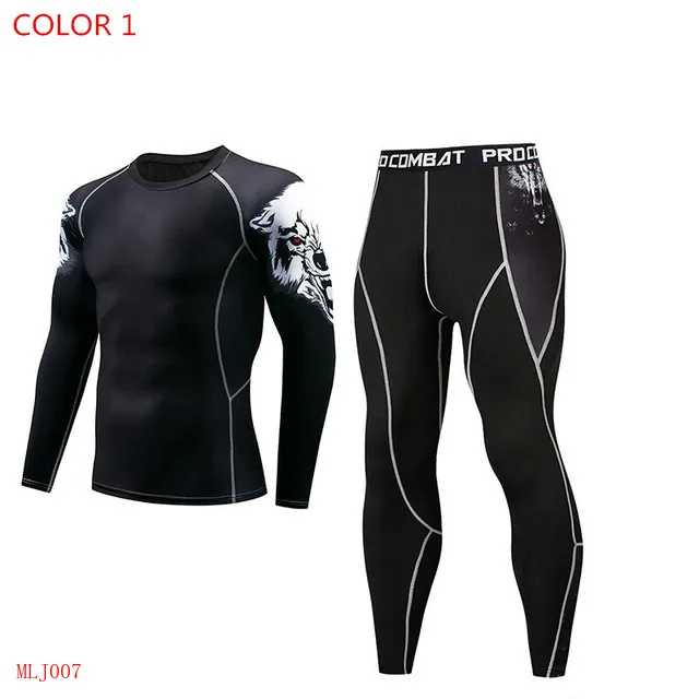 Новая модель термобелья, мужские комплекты, компрессионные быстросохнущие кальсоны для фитнеса и бодибилдинга