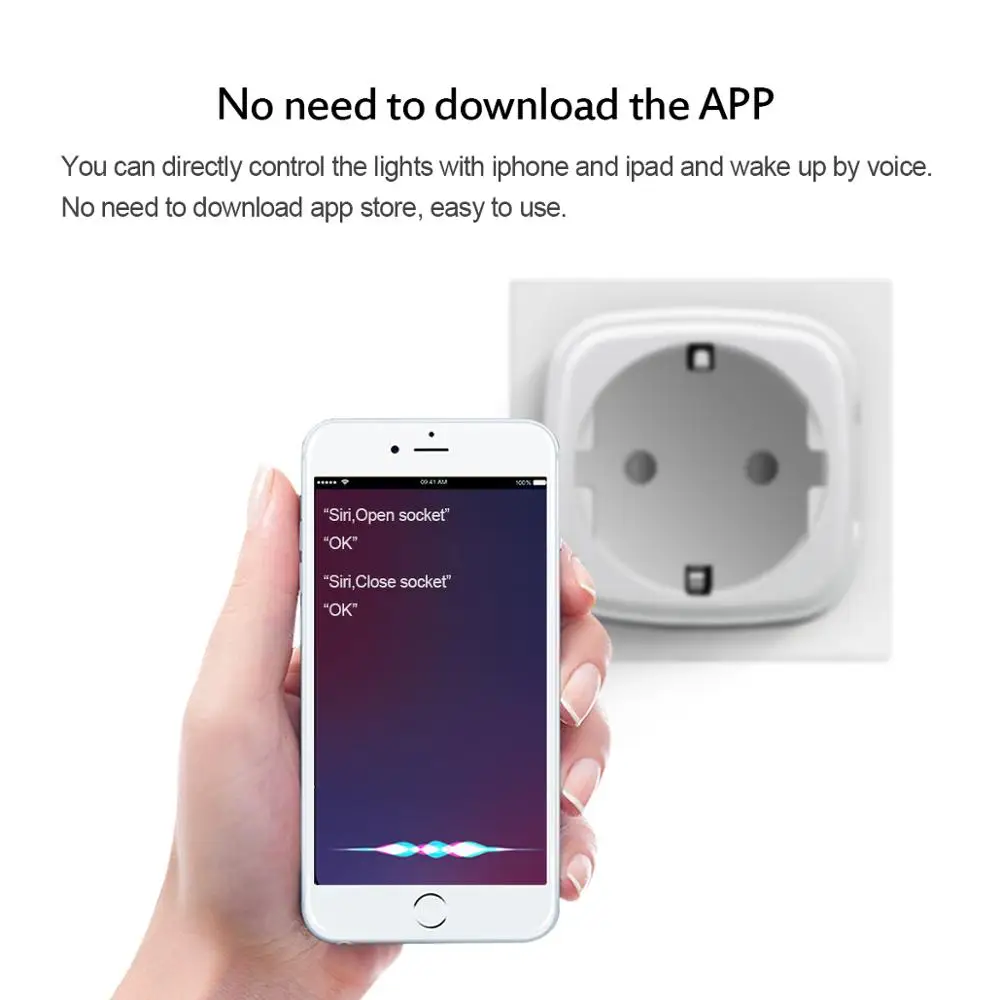 Беспроводная смарт-розетка 2 4G WIFI Homekit Siri IOS Apple совместимая розетка питания ЕС США 90-250 В в