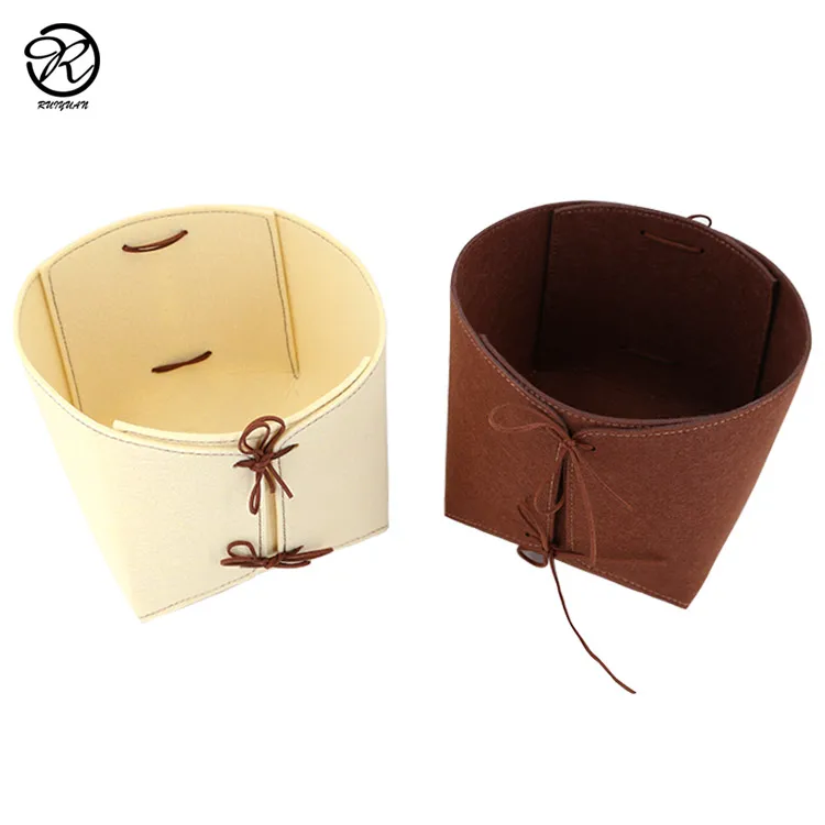 Office wholesale cute felt small storage box felt pencil drawer storage box organizers