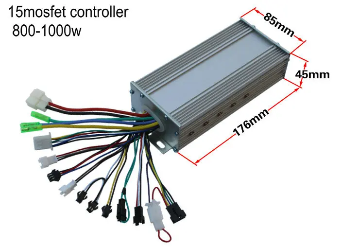 Dual Motor Driven Part 1*LCD Display+2*BLDC Controllers 24V36V48V60V400W-1200W For Electric Scooter Motorbike MTB Atv Snowmobile