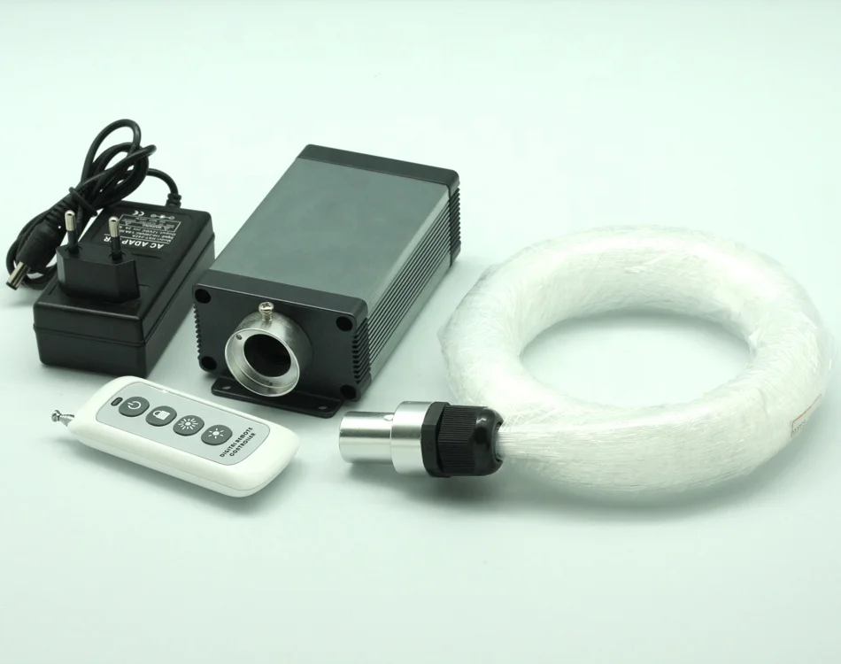 RGB Mini 9W LED Fiber optic light engine with fiber optic harness kits for car roof