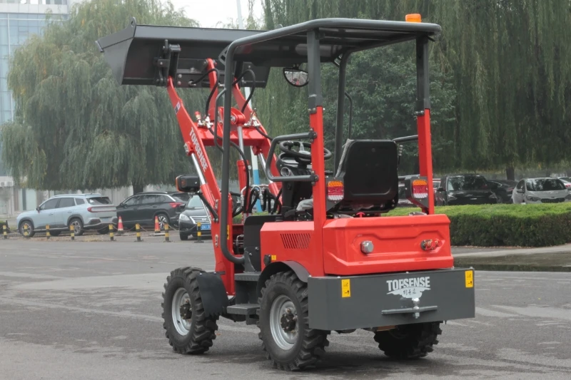 Topsense High quality 0.4ton loader machine small front end compact battery Mini Wheel Loader with CE