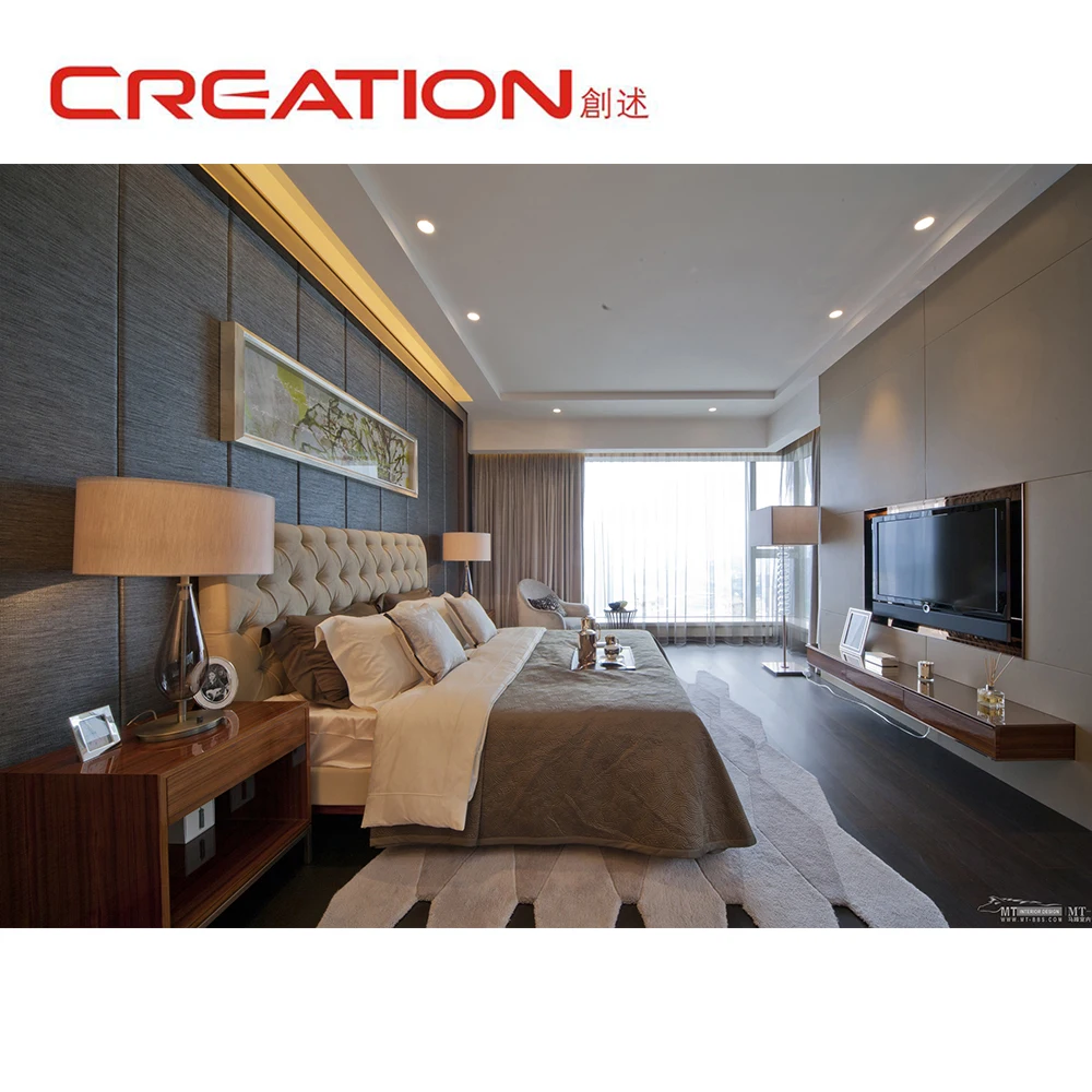 Luxury good quality custom made hotel room furniture set package