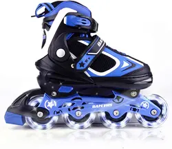 XW High Quality Adjustable Flashing Roller Skates Shoes Wholesale Outdoor Sports Inline Skates For Kids Adult