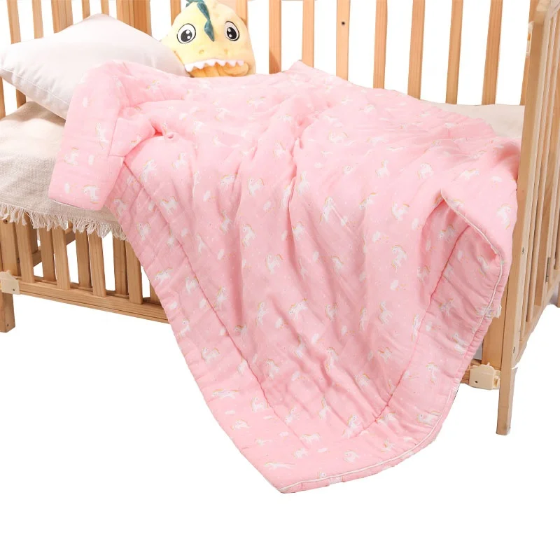 Infant Toddler Quilt Comforter Super Soft Design for Baby Boys Girls Breathable Quilted Wholesale