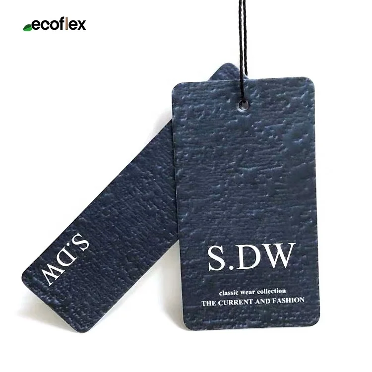 Wholesale Customized Circle Swing Tags Apparel Clothes Round Hang Tag
