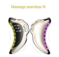 4 in 1 ems micro-current face lift machine electronic gua sha with RF radio frequency ems sculpting machine