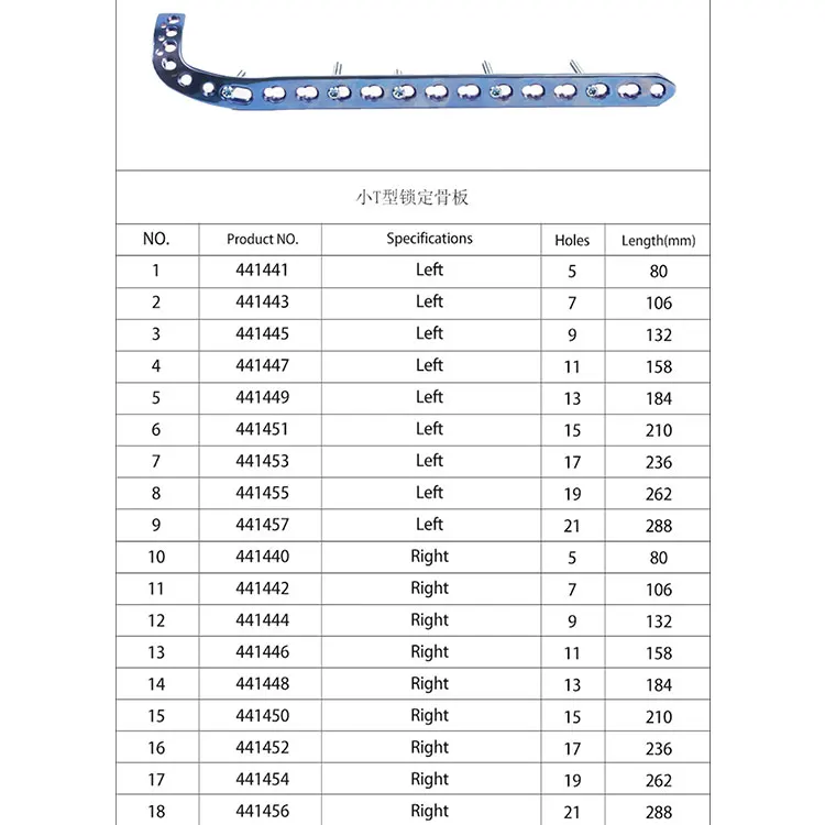 Orthopedic Clavicle Trauma Implants LCP Titanium Plate and Screw Distal Clavicle Locking Plate