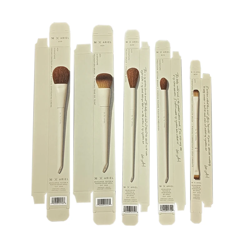 Wholesale Luxury Make Up Tools Packing Beauty Gifts Color Gift Card Boxes Cosmetic Skincare Paper Box Makeup Brush Packaging