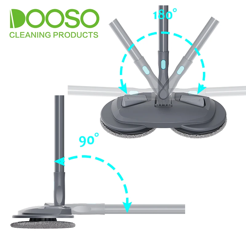 Electric Mop Wet Floor Cleaner Scratch Mop Magic Floor Lazy Clean Easy Flat Mop